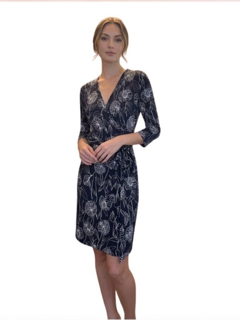 *Banana Republic Floral Wrap Dress - Size Small